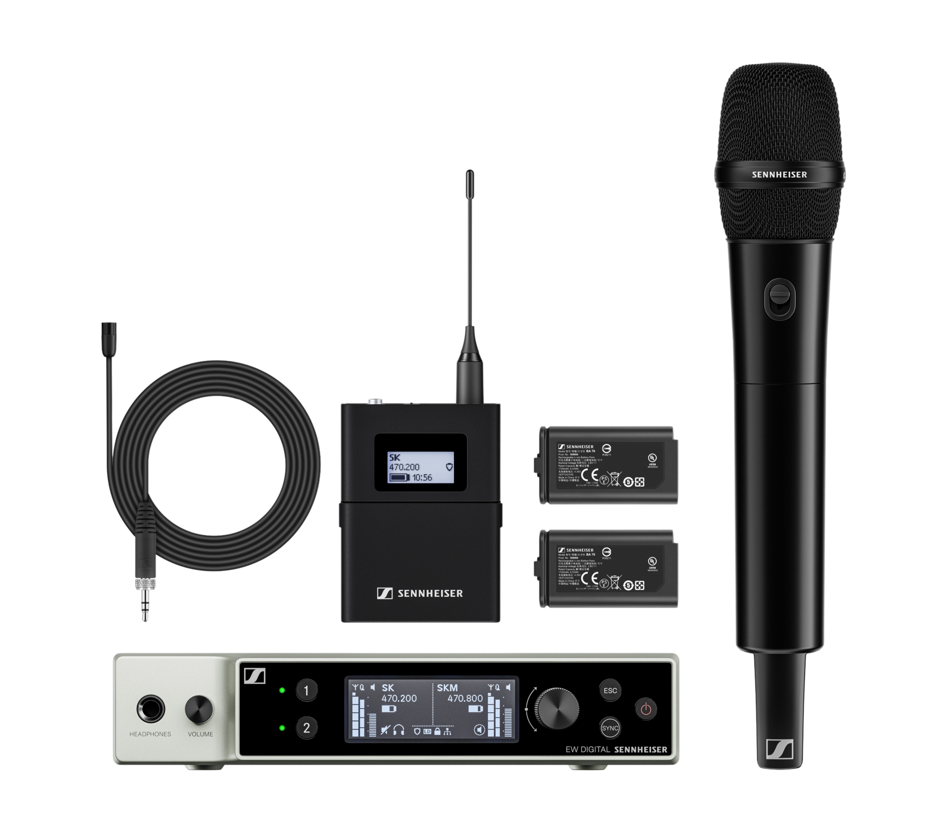 Sennheiser EW 135 G3-1G8 (1785-1800MHz) système microphone main sans fil -  629,00 € - SE-504904 - Sennheiser - SonoLens