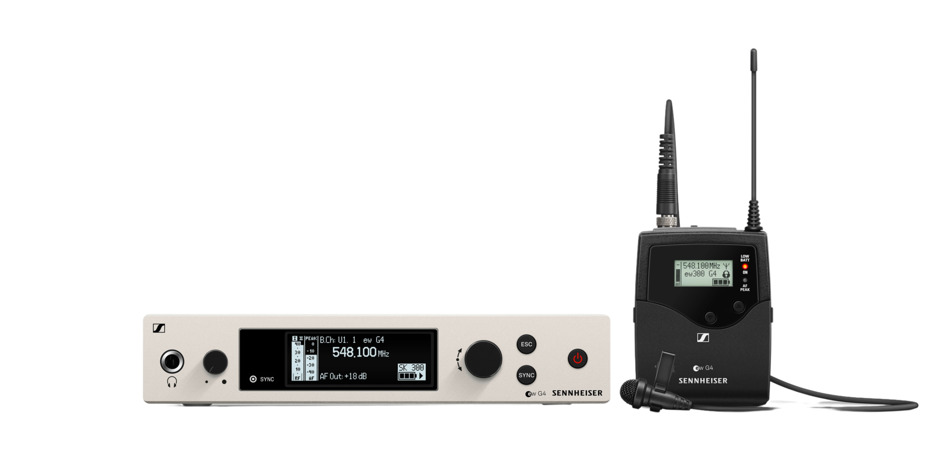 Wireless lavalier microphone system EW 300 G4 ME2 RC | Sennheiser