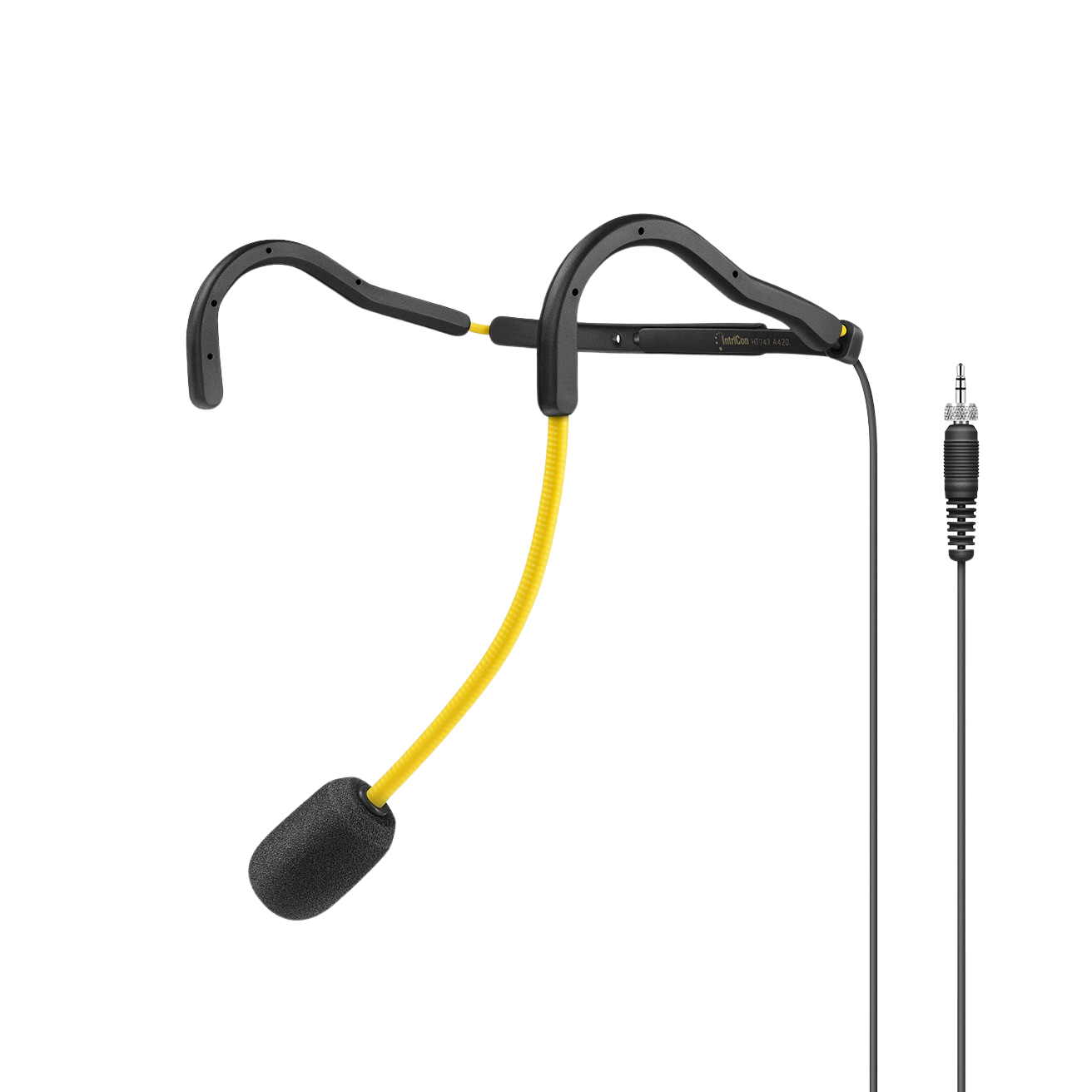 Exercise outlet microphone headset